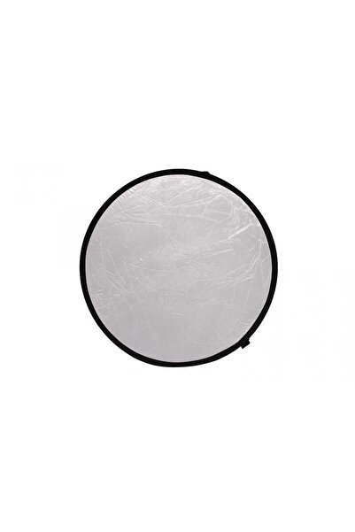 Generic Hotă rotundă 2 în 1 alb-argintiu 60 cm