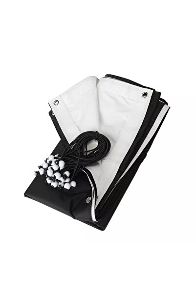 iShoot Pânză reflectorizantă absorbantă de lumină 3,6x3,6m UltraBounce Alb Negru