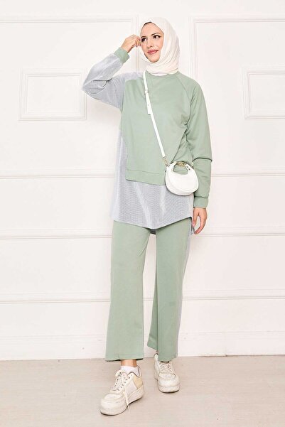 EBRUTESETTÜR Asymmetrical Front Line Paneled Two-Piece Suit