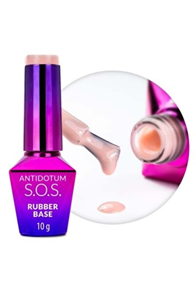 Allepaznokcie Base coat SOS Allepaznokcie  Antidotum Molly Nails Rosy Mist TP...