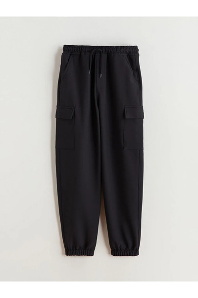 LC Waikiki Pantaloni cargo pentru băieți cu talie elastică