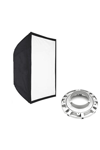 Generic Softbox 60x60cm cu grilă tip fagure de miere, montură Bowens