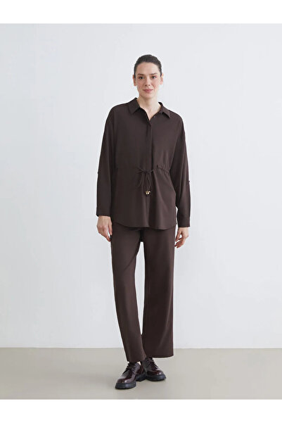 LC Waikiki Beli Lastikli Geniş Paça Kadın Pantolon