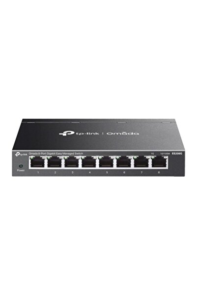 TP-LINK Omada ES208G Switch de birou Gigabit cu 8 porturi, gestionabil ușor, ...