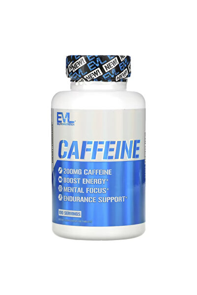 evlution nutrition Caffeine Kafein 200mg 100 tablet