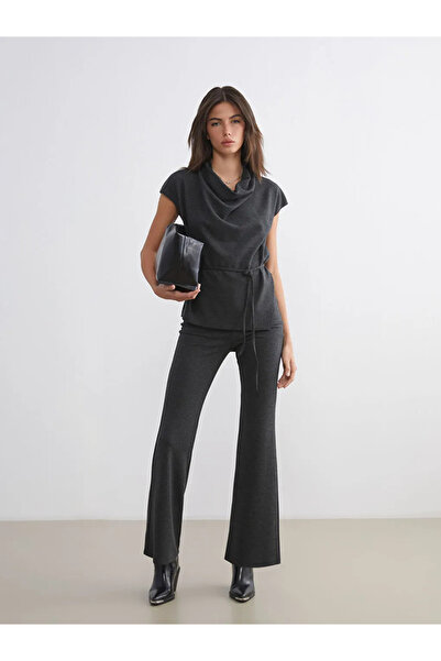 LC Waikiki Elastic Waist Spanish Leg Women's Trousers