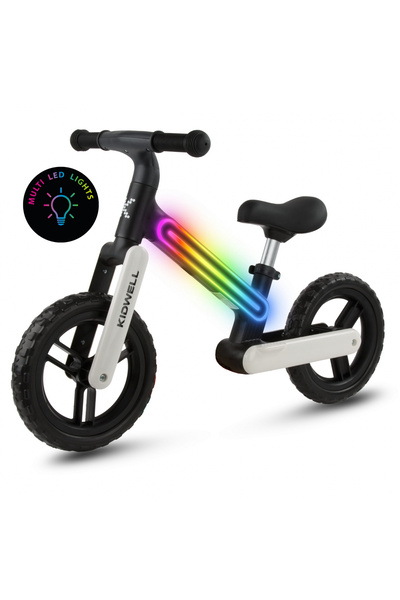 Kidwell Dětské odrážedlo bez pedálů, kolečka Eva, 2 roky+, Suno černobílé