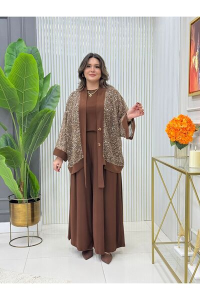 GK Sequin Triple Set Sandy