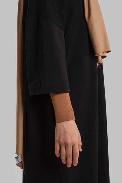 Lemaye Hijab Plain Sleeves - Brown