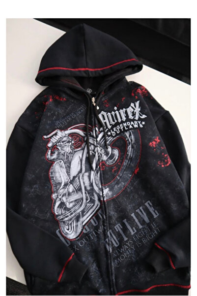 Köstebek Gothic Motorcycle Legendary Outlaws Hooded