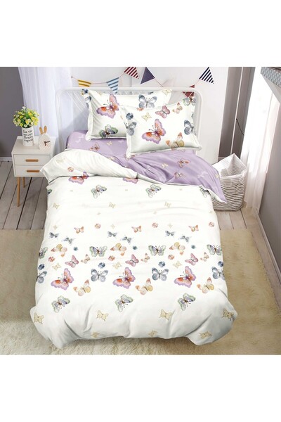 naniland.ro Bed linen without elastic 4 pieces Fluturimea XF076