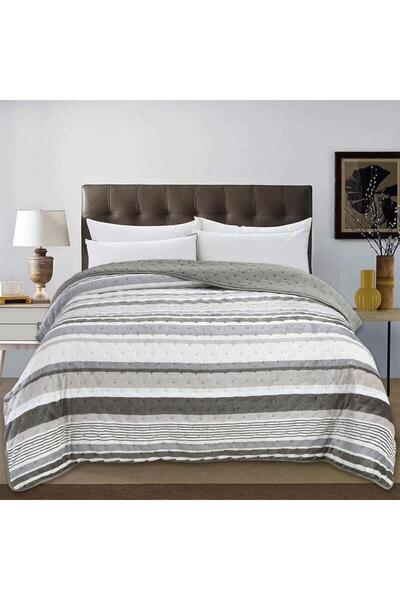 la lune home Double Plush Blanket Patterned Acacia 200X220