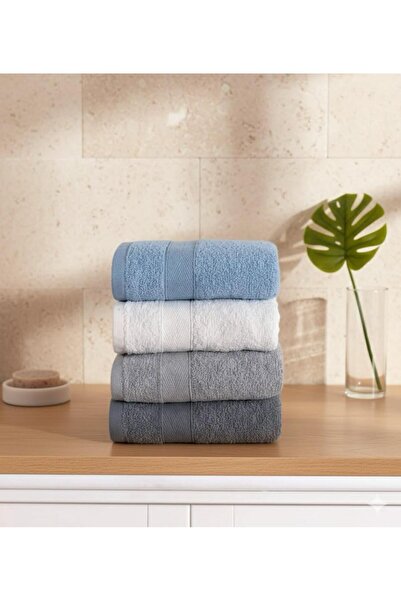 elvira concept Venezia Pamuklu 4'lü El Ve Yüz Havlusu Seti Günlük Çeyizlik Ha...