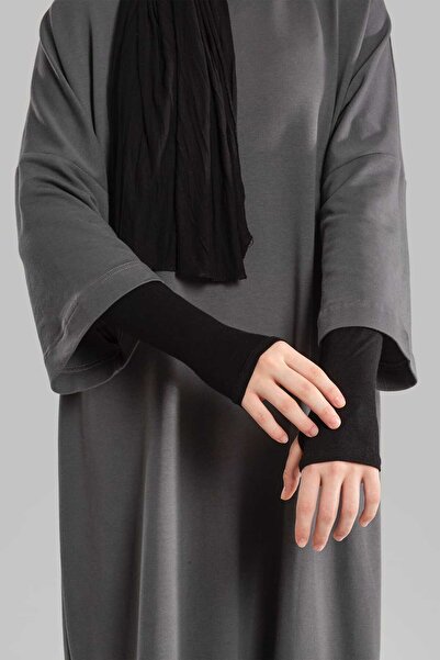 Lemaye Hijab Finger Sleeves - Black