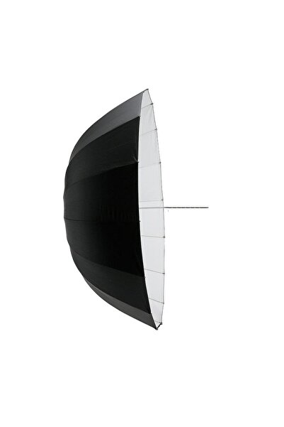 Generic Umbrelă parabolică de studio cu reflexie profundă albă - neagră 180cm - 16 spițe