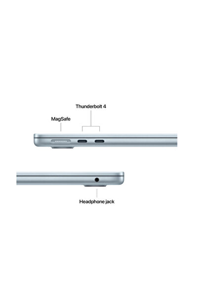 Apple Macbook Air 13.6" Retina/Apple M4 (CPU 10 πυρήνων, GPU 10 πυρήνων, Neural Engine 16 πυρήνων)/24Gb/512Gb - Sky