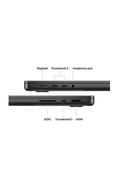 Apple Macbook Pro 14.2"/Apple M4 Pro (14πύρηνος επεξεργαστής, 20πύρηνος γραφικός, 16πύρηνος επεξεργαστής Neural Engine)/24Gb/1Tb - Space Bl