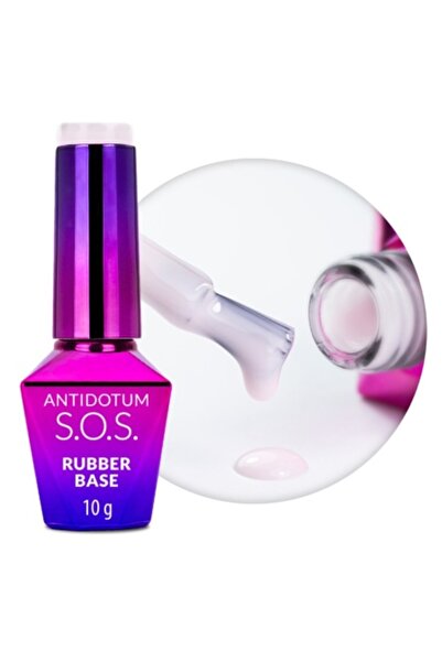 Molly Lac Base coat SOS Antidotum Molly Nails Milky Blush TPO free 10g