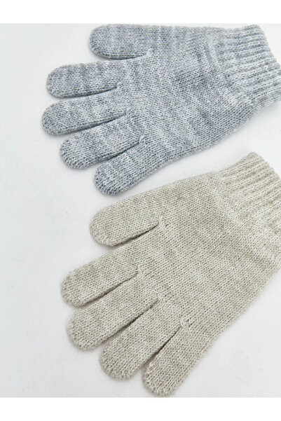 LC Waikiki Basic Baby Boy Knitwear Gloves 2 Pack
