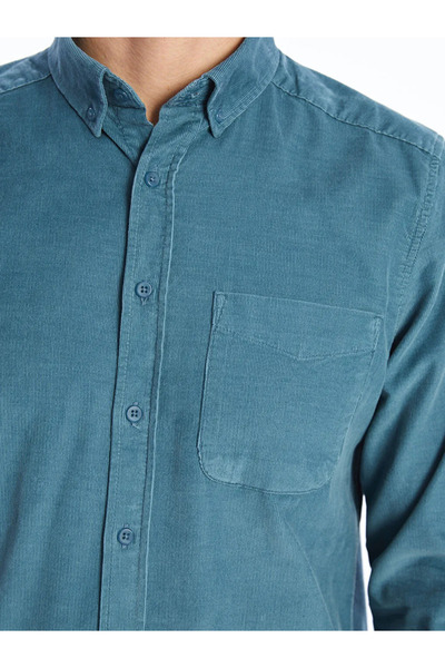 LC Waikiki Чоловічий оксамитовий гольф з довгим рукавом Regular Fit