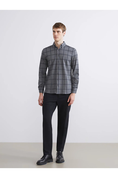 LC Waikiki Регулярний крій, довгі рукави, картата чоловіча сорочка