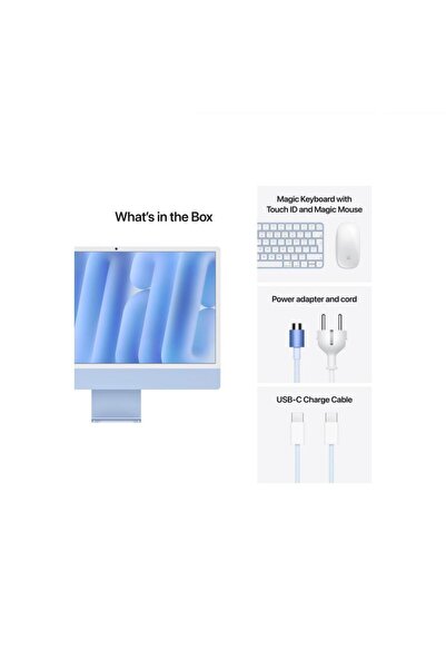 Apple iMac 24-inch M4 10-Core 24GB 512GB Albastru (2024)