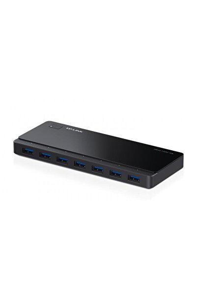 TP-LINK Hub USB 3.0 UH700 cu 7 porturi, alimentat, cu adaptor de 12V, negru