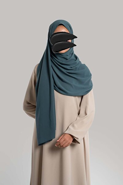 Emare Μεταξωτό σάλι Μεδίνας - Νεροπράσινο