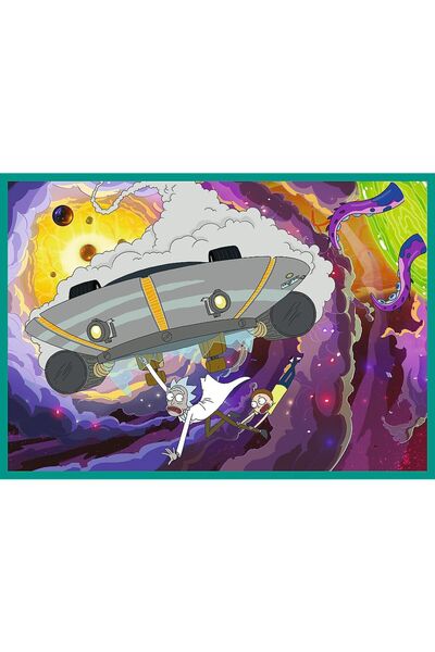 Trefl Puzzle 4X250 The Twisted World of Rick and Morty