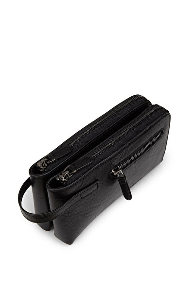 Deery Genuine Leather Black Men's Bag