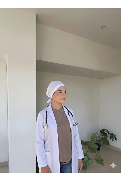 Nöşre Design Kadın Tesettür Cerrahi Bone Hemşire Bonesi Aşçı Bonesi Anne Hast...