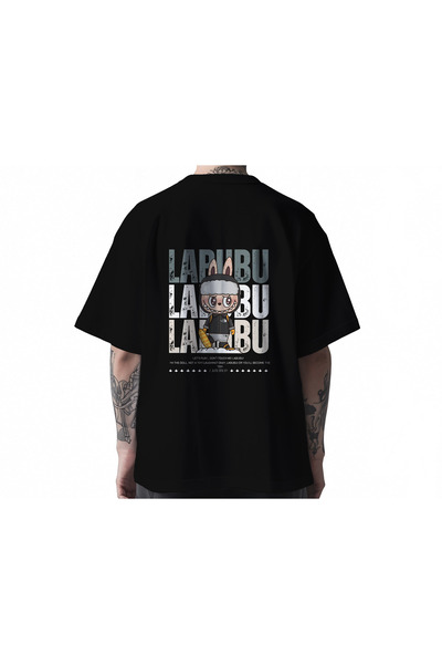 Koi Art Design تي شيرت لابوبو / قصة فضفاضة للجنسين / 95% قطن عالي الجودة / قط...