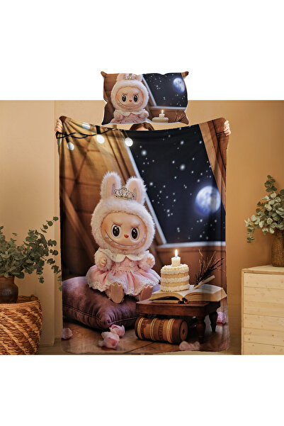 ACONCEPT Labubu Themed Thin Blanket & Pillowcase