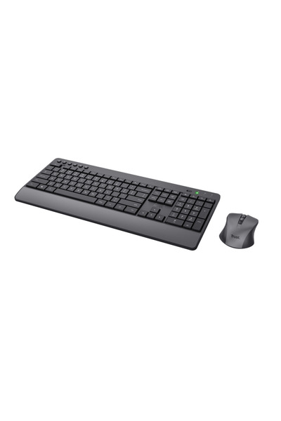 Trust Kit Tastatura si Mouse Trezo, wireless, Gri/Negru