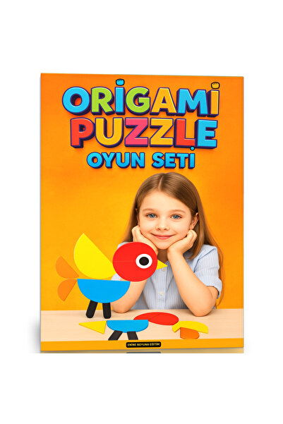 Enine Boyuna Eğitim Origami Puzzle Game Set (Laminated)