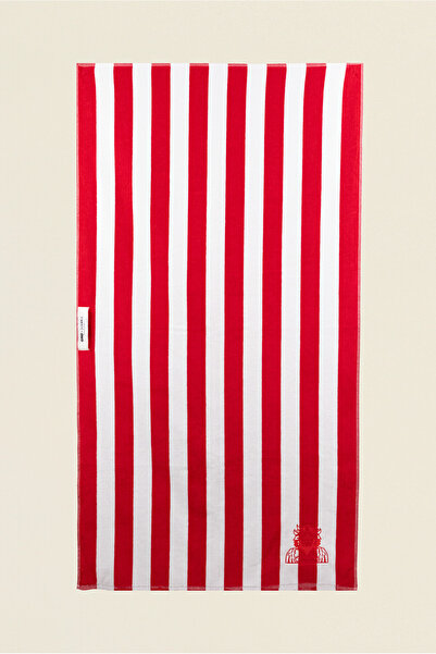 Gods Next Door Hades, Dead Serious about Rest - Red Magnetic Beach Towel