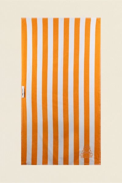 Gods Next Door هيرا، رويال تانترمز - منشفة شاطئ مغناطيسية برتقالية اللون