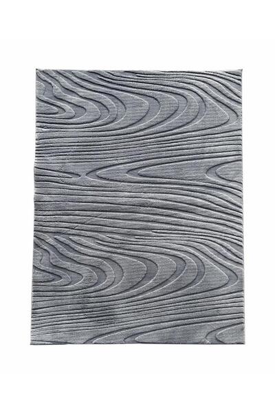 Heinner Home Rug, embossed pattern, wave, 160x230 gray
