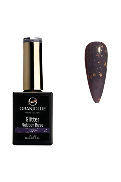 Oranjollie Professional Glitter Rubber Base 006 Oranjollie 15ml