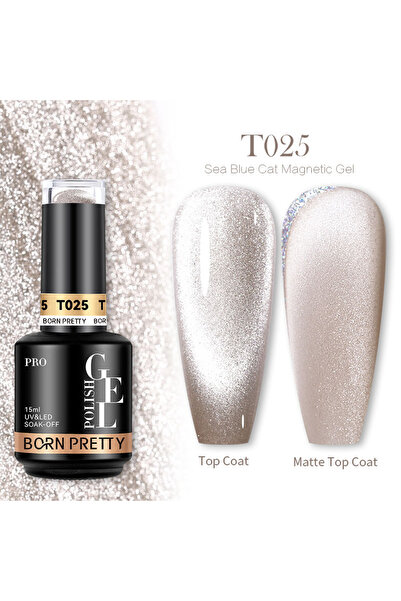 Born Pretty Cat Eye Kedi Gözü Uv Led Kalıcı Oje 15 ml T025