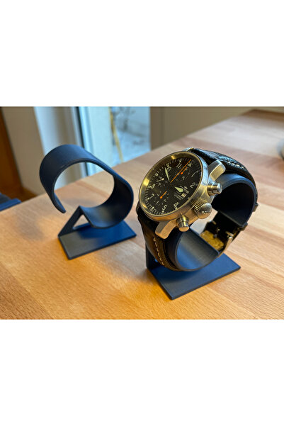 vetria Masaüstü Dekoratif Saat Standı İkili Set - Tekli Kol Saati Standı ve S...