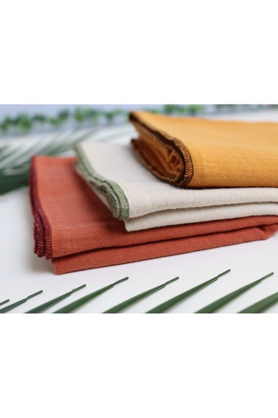 Vita Cherie Set of 3 2 Layer Muslin Shoulder Cloths (50X50 cm) |   100% Cotton, Oeko-Tex Fabric