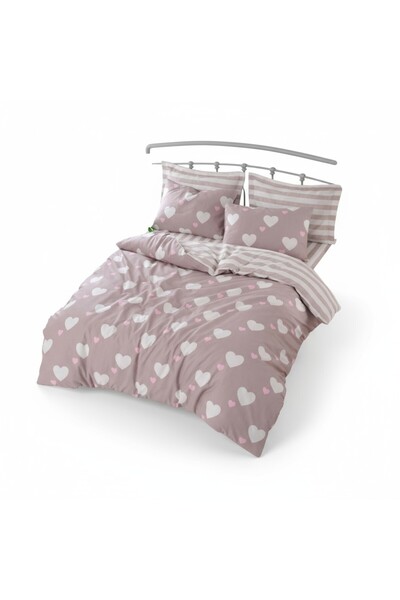 Comfort Craft Duvet Cover Set Double Size Herz Gülkurusu Mature