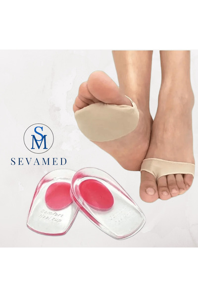 kırmed Ağrıyan Ayaklar İçin Metatarsal Ped ve Silikon Ortopedik Tabanlık Topu...