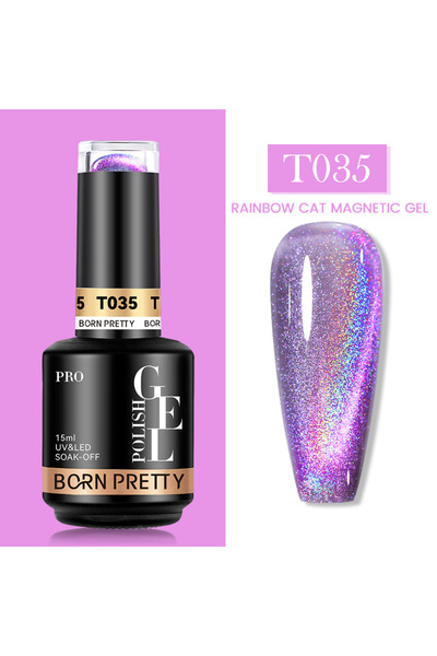 Born Pretty Cat Eye Kedi Gözü Uv Led Kalıcı Oje 15 ml T035