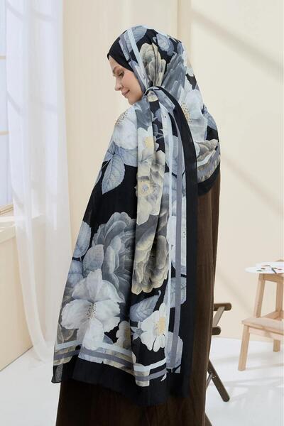 EM&FA TEKSTİL Patterned Bamboo Shawl