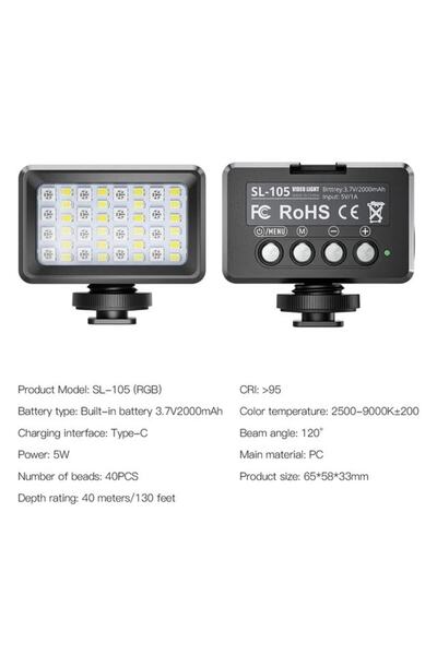 SeaFrogs Lampă LED subacvatică RGB SL-105