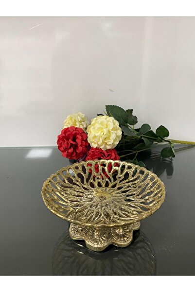 DecoZel Pirinç Döküm Orta Boy Lokumluk Şekerlik Çikolatalık Paslanmaz Kararma...