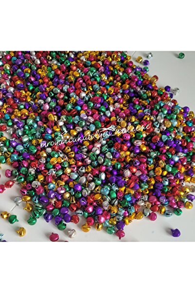 biroyuncakatolyesi 7MM RENKLİ MİNİ ÇAN AMİGURUMİ ÇAN ZİL 30 ADET KARIŞIK