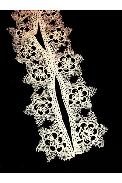 yörük tuhafiye Handcrafted Towel Edge Embroidery - Cream Color Shuttle Stitch, Towel Stitch, Handcrafted Towel Edge,